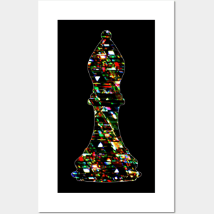 Chess Piece - The Bishop 1 Posters and Art